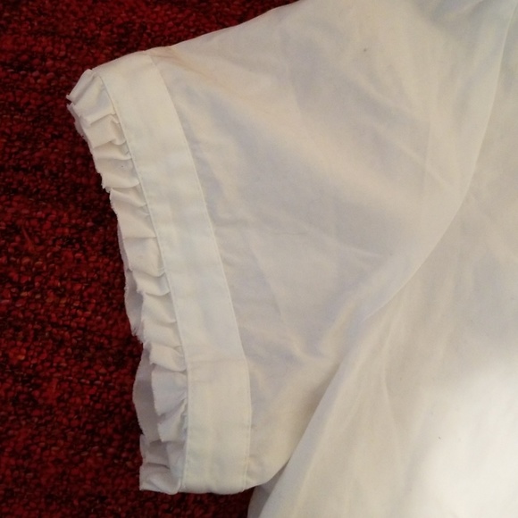 🔥J Crew ruffled white Gingham shirt - Picture 5 of 6